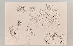 Маркова М. (р. 1977). В изостудии. 1985.