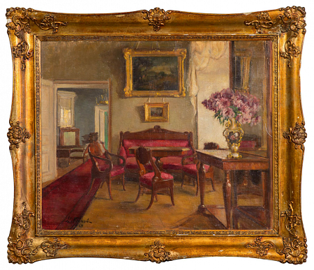 Тихова-Финкельштейн Мария Львовна (1882-?). Интерьер. 1923.