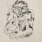 Флоренский Александр Олегович (р.1960). 
Портрет старой эвенкийки. 1970-е.