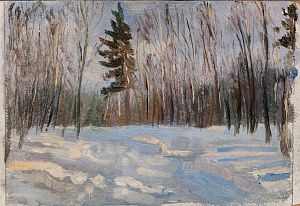 Иогансон Борис Владимирович (1893-1973).
Зимний пейзаж. 1952.