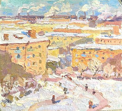 Тихомиров Евгений Георгиевич (1934-2005). Солнечный день. 1975.