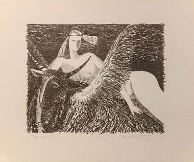 Мухин Владимир Павлович (р.1952).Похищение Европы. 1992.