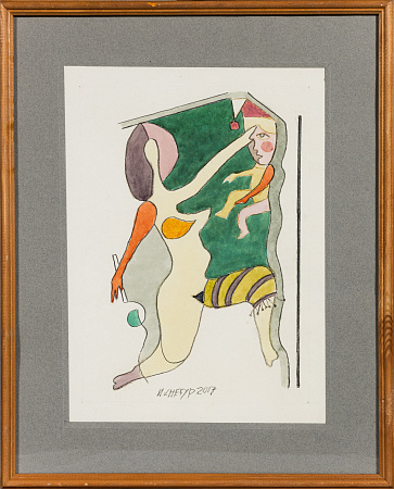 Снегур Игорь Григорьевич (р.1935). 
Петрушка. 2017.