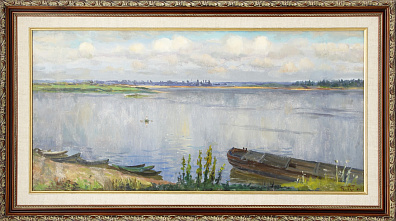 Кибардин Георгий Владимирович (1903-1963).
На Волге. 1960.
