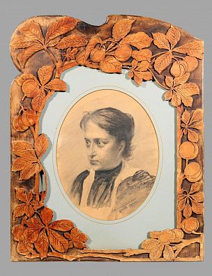 [Академик ИАХ] Дубовской Николай Никанорович (1859-1918). Женский портрет. 1902.