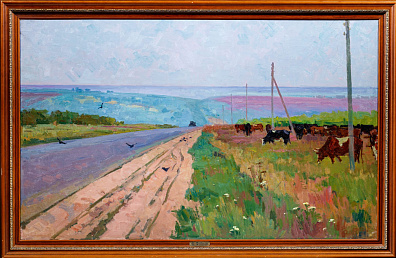 Бубнов Александр Павлович (1908-1964).
Утро в деревне. 1962.