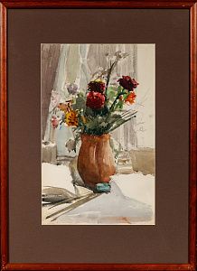 Рудаков Михаил Захарьевич (1914-1985). Букет. 1958.