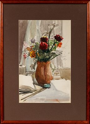 Рудаков Михаил Захарьевич (1914-1985). Букет. 1958.