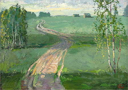 Антонов Сергей Георгиевич (1932-2006). Дорога. 1963.