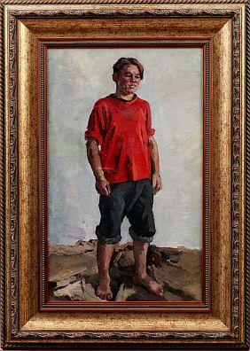 Решин Евсей Исаакович (1916-1978). Деревенский мальчик. 1960-е.