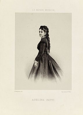 Шарпантье Александр-Луи-Мария (Alexandre-Louis-Marie Charpentier) (1856–1909). 
"Аделина Патти". Конец XIX века.
