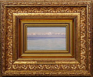 Дубовской Николай Никанорович (1859-1918).
Розовые облака. Штиль. 1909.