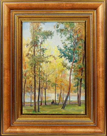 Морозов Константин Феофанович (1894-1990). 
Осенний лес. 1970-е.