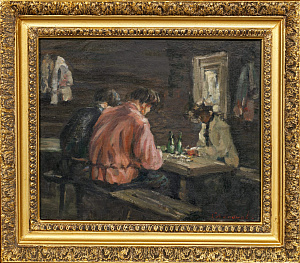 Степанов. Россия. 
В избе. 1900-е - 1910-е.