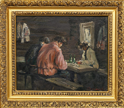 Степанов. Россия. 
В избе. 1900-е - 1910-е.