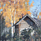 Куликов Иван Семенович (1875-1941).Деревенская баня. 1920-е - 1930-е.
