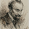 Маковский Владимир Егорович (1846-1920). 
Мужской портрет. Конец XIX - начало ХХ  века.