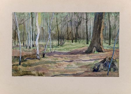Незнайкин Иван Петрович (1916-1998). 
Осенний лес. 1976.