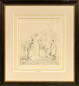 Сойфертис Леонид Владимирович (1911-1996). На концерте. 1948.