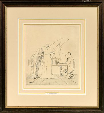 Сойфертис Леонид Владимирович (1911-1996). На концерте. 1948.
