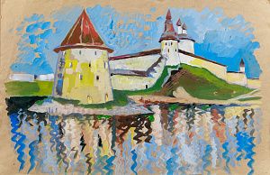 Неизвестный художник. Россия. 
Псковский Кремль. 1970-е.