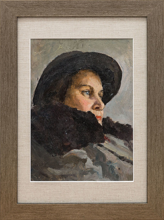 Дорохов Алексей Александрович (1927-2003). 
Женский портрет. 1950-е.
