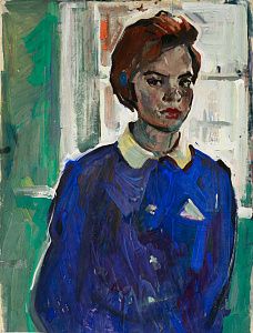 Алексеев Адольф Евгеньевич (1934-2000). 
Портрет девушки ремесленницы. 1961.