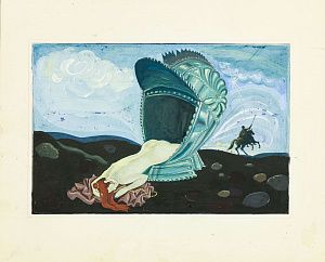 Неизвестный художник. Россия.Сон рыцаря. Середина ХХ века.