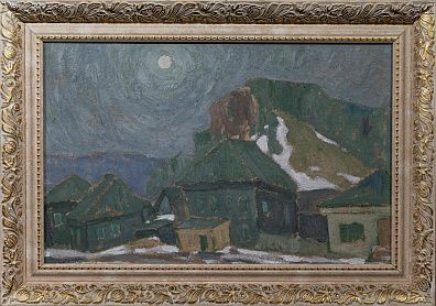 Бритов Ким Николаевич (1925-2010). Урал. Туманный день. 1972.