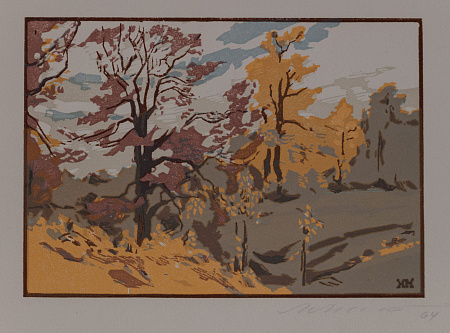 Маторин Михаил Владимирович (1901-1976).
Клены. 1964.