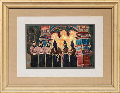 Кацман Евгений Александрович (1890-1976). Эскиз театральной декорации. Первая треть ХХ века.