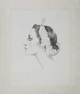 Левицкий Александр Романович (р.1940). Портрет Майи Плисецкой. 1982.