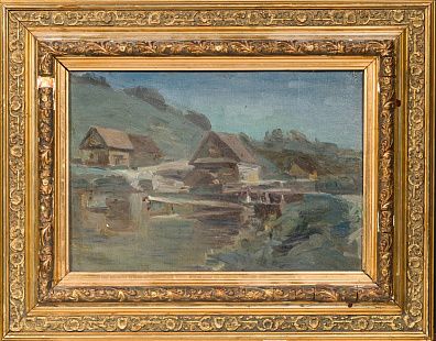 Аладжалов Мануил (Эммануил) Христофорович (1862-1934). Летняя ночь. 1900-е-1910-е.