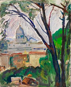 Алексеев Адольф Евгеньевич (1934-2000).Рим. Пейзаж . 1967.