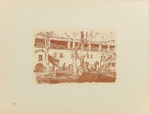 Соколов Владимир Иванович (1872–1946). 
Кельи у Каличьей башни. 1920-е.