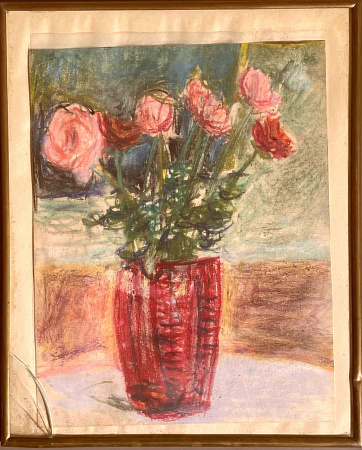 Неизвестный художник. (В.Эйгес?). Россия. 
Букет. 1950-е.(?).