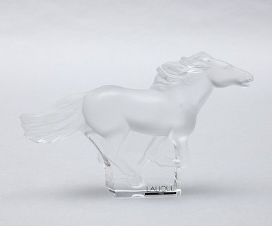 (Лалик) Статуэтка "Казахская лошадь". Франция, Париж, фирма Lalique, 1996 г.