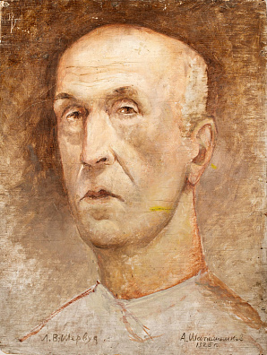 Шапошников Александр Николаевич (1894-1972). Портрет архитектора Л.В.Шервуда. 1923.