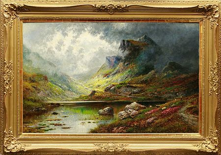 Джордж Финдлей (George Findlay) (акт. к.XIX - н.ХХ в.).Озеро Лох-Катрин. Конец XIX - начало ХХ века.