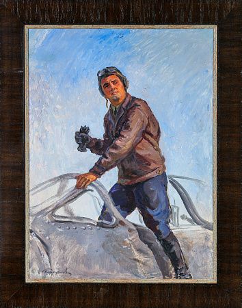 Переяславец Владимир Иванович (1918-2018 ). 
Эскиз к картине "В полет". 1959.