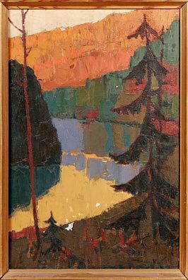 Дубровин Дмитрий Николаевич (1913?2002). На реке Чусовой. 1960-е.