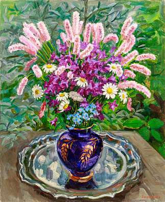 Хохловкина Эльза Давидовна (р. 1934).
Полевые цветы. 2011.