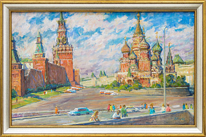 Марченко Татьяна Михайловна (1918-?). 
Кремль и Покровский собор. 1997.
