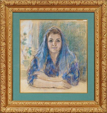 Оранская Татьяна Александровна (1914-1980).
Женский портрет. 1960-е.