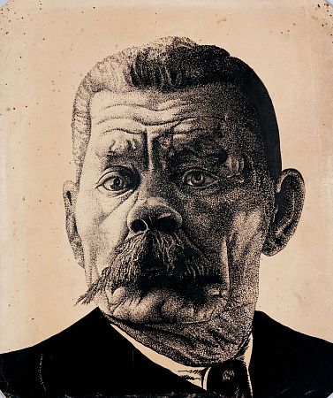 Глаголев Александр Николаевич (1893 – 1970-е).Портрет Максима Горького. 1930-е.