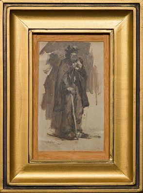 Салтанов Сергей Николаевич (1870-1917). 
Этюд. Мужская фигура. 1905.
