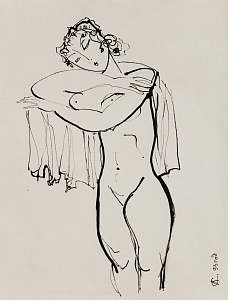 Сапожников Александр Васильевич (1925-2009). 
Обнаженная. 1993.