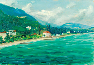 Шматко Иван Иванович (1929-2001).Новый Афон. Абхазия. 1976.