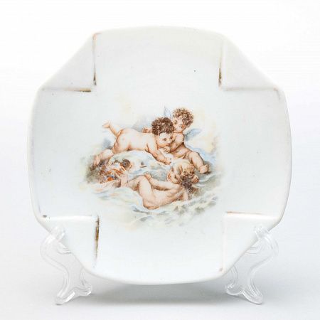 Пепельница-тромплей "Морские путти". Россия, конец XIX - начало ХХ века.