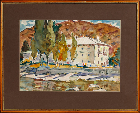 Семячкин Павел Семенович (р.1923). 
Река, Хоста. 1960-е.